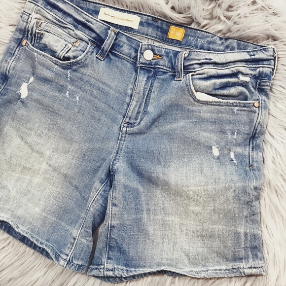 Pilcro & the Letterpress Denim Shorts STET - Picture 3 of 4